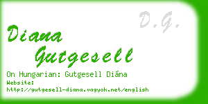diana gutgesell business card